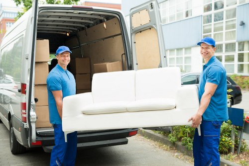 Removals van service for homes in Stockwell