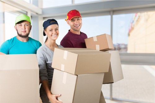 Residential and commercial moving van service in Stockwell