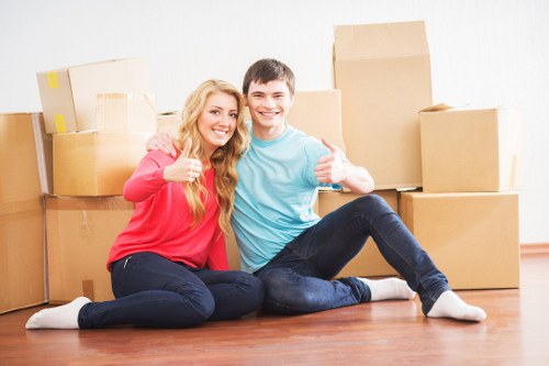 A local moving van planned for a Stockwell flat move