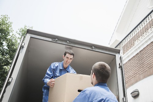 Loading furniture carefully for a Stockwell house or flat move