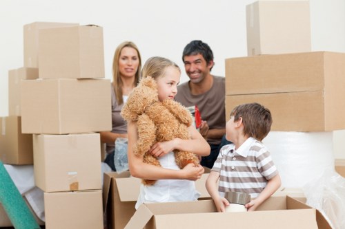 Local moving team assisting with home removals in a Stockwell flat